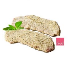pork schnitzel crumbed pork
